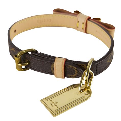 designer dog collars louis vuitton|louis vuitton dog collar leash.